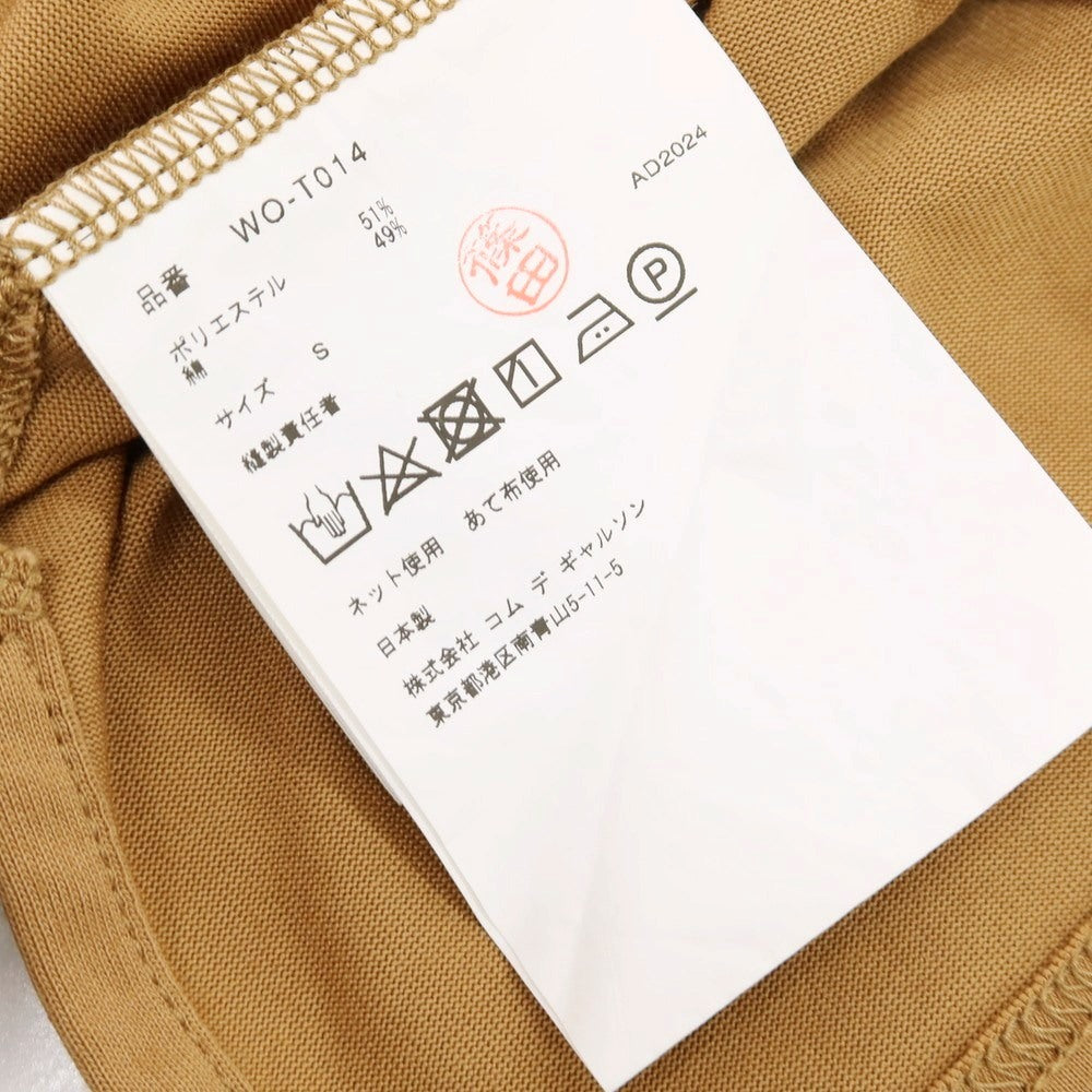 【中古】ジュンヤワタナベ マン JUNYA WATANABE MAN 2025年春夏 ポリエステルコットン クルーネック 半袖Ｔシャツ キャメル【サイズS】【 状態ランクB 】【 メンズ 】 [EPD]