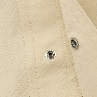 【中古】ゴールドウイン GOLDWIN 2025年春夏 ポリエステル 半袖シャツ ライトベージュ【サイズ3】【 状態ランクB 】【 メンズ 】