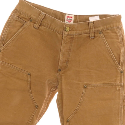 【中古】カーハート Carhartt コットン ダック ダブルニー ペインターパンツ ブラウン【 32 】【 状態ランクC 】【 メンズ 】