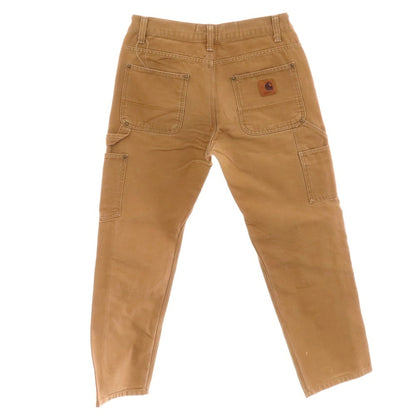 【中古】カーハート Carhartt コットン ダック ダブルニー ペインターパンツ ブラウン【 32 】【 状態ランクC 】【 メンズ 】