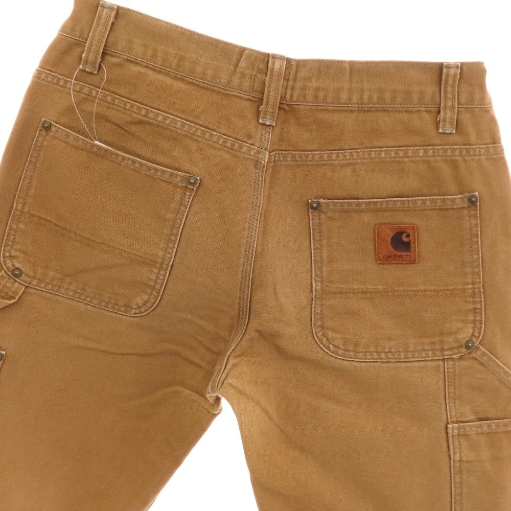 【中古】カーハート Carhartt コットン ダック ダブルニー ペインターパンツ ブラウン【 32 】【 状態ランクC 】【 メンズ 】