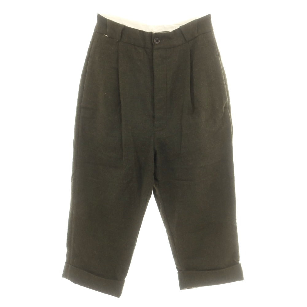 【中古】ランデヴー オー グローブ rdv o globe ウールポリエステル カジュアルスラックスパンツ オリーブ【 1 】【 状態ランクB 】【 メンズ 】