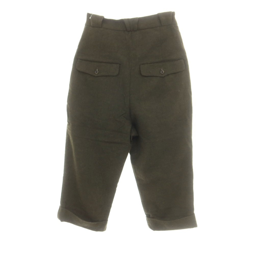 【中古】ランデヴー オー グローブ rdv o globe ウールポリエステル カジュアルスラックスパンツ オリーブ【 1 】【 状態ランクB 】【 メンズ 】