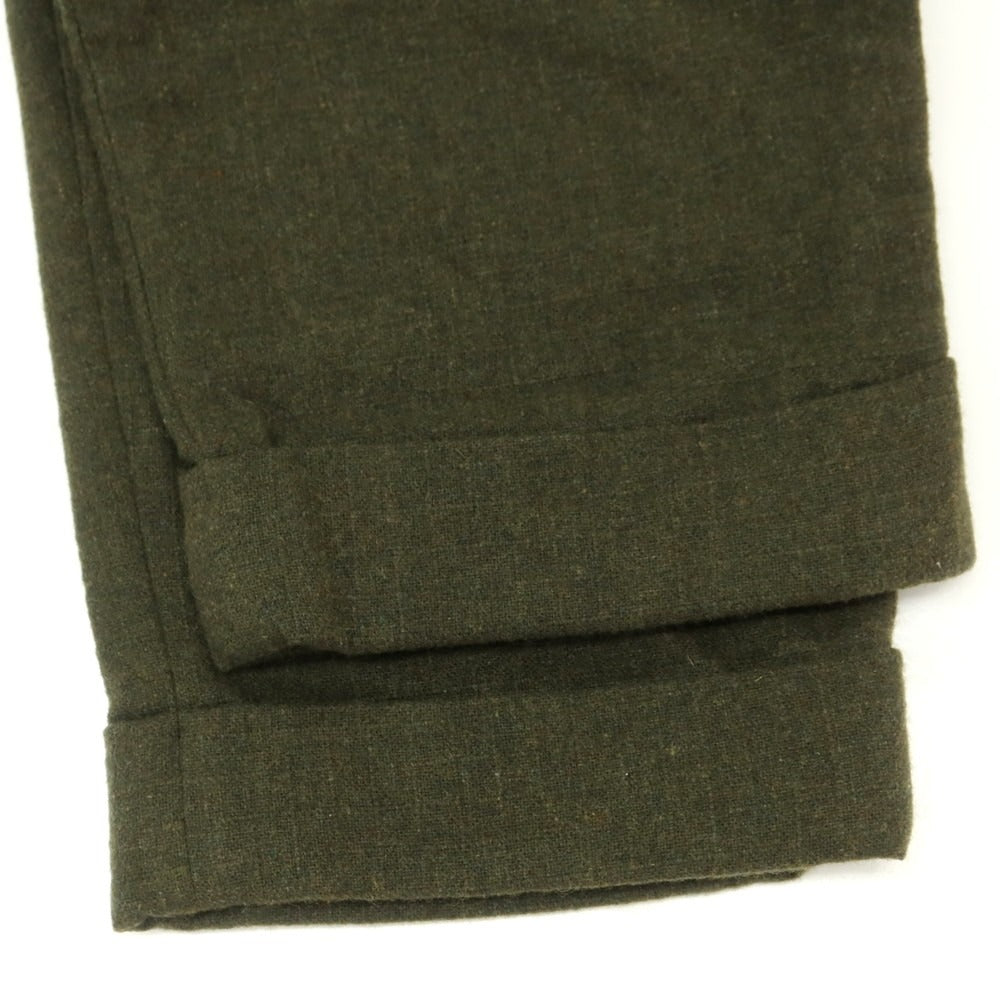 【中古】ランデヴー オー グローブ rdv o globe ウールポリエステル カジュアルスラックスパンツ オリーブ【 1 】【 状態ランクB 】【 メンズ 】