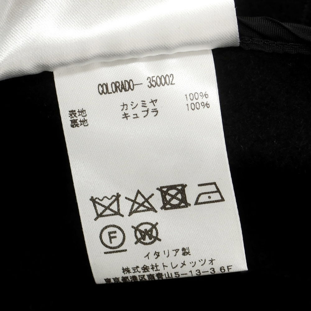 【中古】タリアトーレ TAGLIATORE カシミヤ チェスターフィールドコート ブラック【 46 】【 状態ランクB 】【 メンズ 】