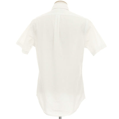 【中古】ラルフローレン RALPH LAUREN シアサッカー 半袖シャツ ホワイト【サイズS】【 状態ランクB 】【 メンズ 】