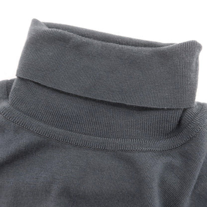 【中古】ジョンスメドレー JOHN SMEDLEY ハイゲージ ウール タートルネック プルオーバーニット ダークグレー【 S 】【 状態ランクB 】【 メンズ 】