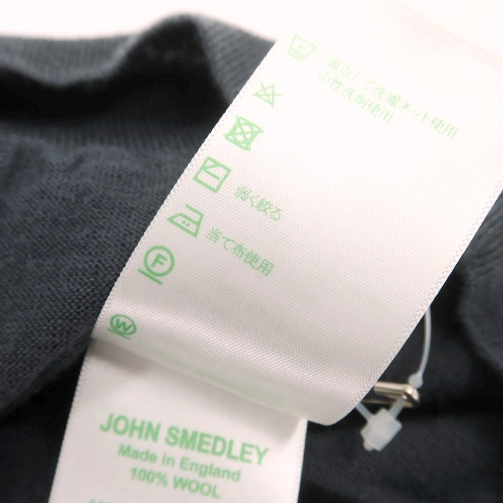 【中古】ジョンスメドレー JOHN SMEDLEY ハイゲージ ウール タートルネック プルオーバーニット ダークグレー【 S 】【 状態ランクB 】【 メンズ 】