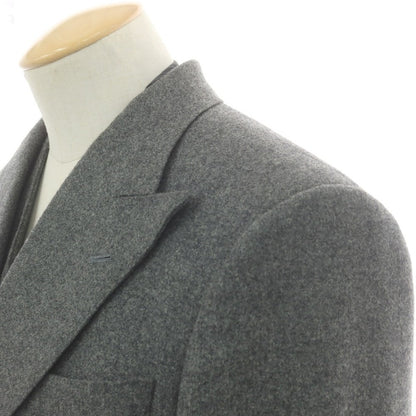 【中古】ボストンテーラー BOSTON TAILOR ウール スリーピース ダブルスーツ メランジグレー【 表記なし（S位） 】【 状態ランクB 】【 メンズ 】