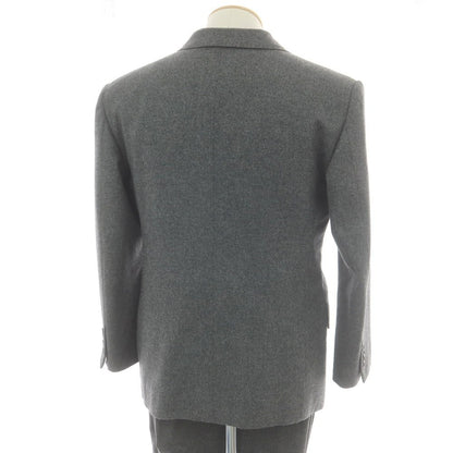【中古】ボストンテーラー BOSTON TAILOR ウール スリーピース ダブルスーツ メランジグレー【 表記なし（S位） 】【 状態ランクB 】【 メンズ 】