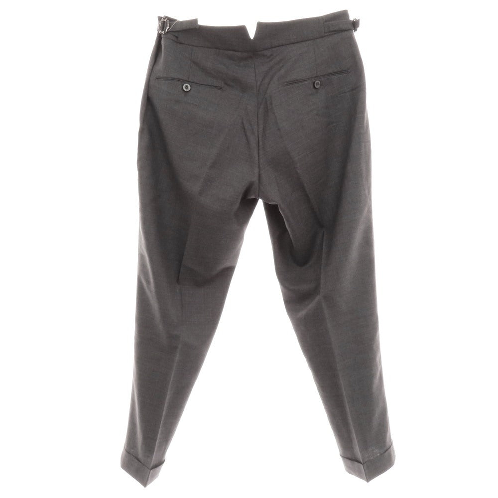 【中古】ベルウィッチ BERWICH SCOTCH ウール ドレススラックスパンツ グレー【 46 】【 状態ランクA 】【 メンズ 】