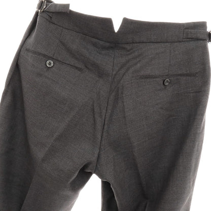 【中古】ベルウィッチ BERWICH SCOTCH ウール ドレススラックスパンツ グレー【 46 】【 状態ランクA 】【 メンズ 】