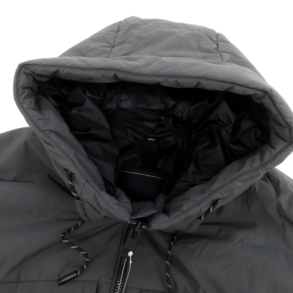 【中古】デュノ DUNO ナイロン フーデッド 中綿ブルゾン グレー【 50 】【 状態ランクB 】【 メンズ 】