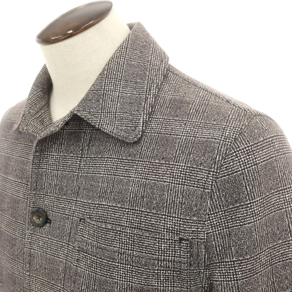 【中古】チルコロ1901 CIRCOLO 1901 ストレッチコットン チェック カバーオール グレー【 L 】【 状態ランクB 】【 メンズ 】