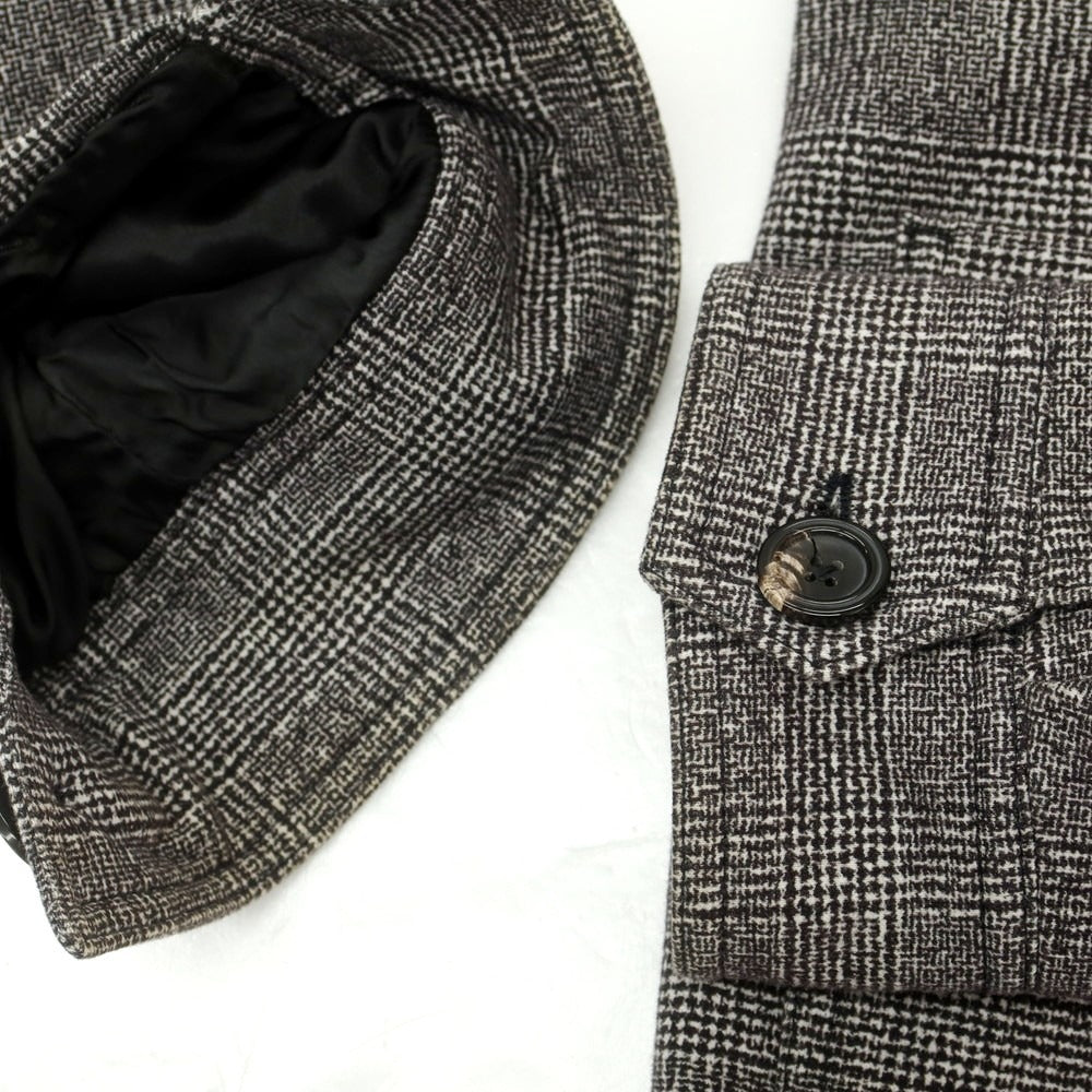 【中古】チルコロ1901 CIRCOLO 1901 ストレッチコットン チェック カバーオール グレー【 L 】【 状態ランクB 】【 メンズ 】