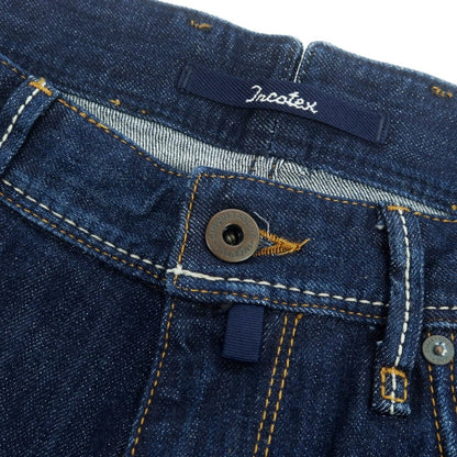 【中古】インコテックス INCOTEX ストレッチデニム デニムパンツ ネイビー【 34 】【 状態ランクA 】【 メンズ 】