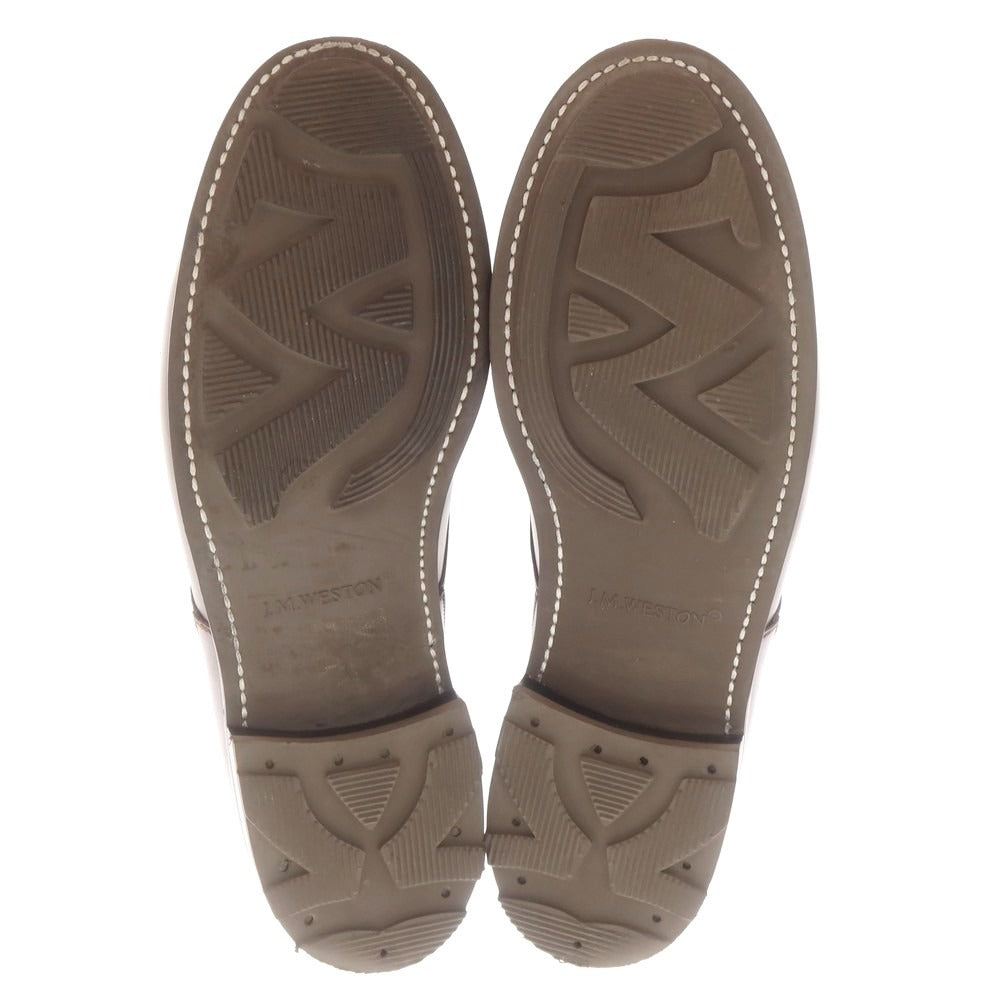【中古】ジェイエムウエストン J.M WESTON 641 GOLF ドレスシューズ ダークブラウン【 9 1/2 E 】【 状態ランクB 】【 メンズ 】