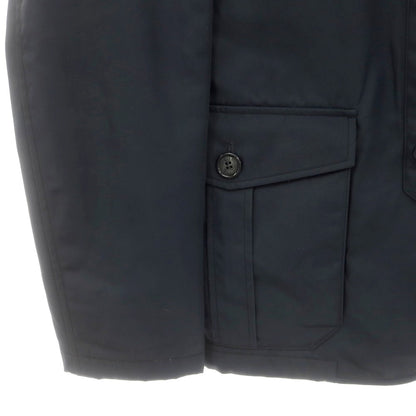 【中古】プラダ PRADA ナイロン 中綿ブルゾン ダークネイビー【 46 】【 状態ランクB 】【 メンズ 】