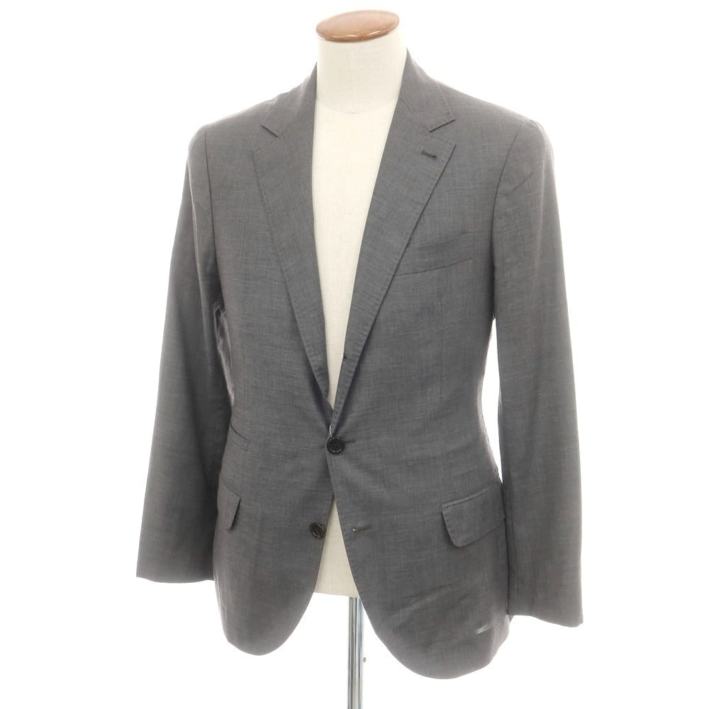 【中古】ブルネロクチネリ Brunello Cucinelli カシミヤ テーラードジャケット グレー【 サイズ46 】【 状態ランクB 】【 メンズ 】 [CPD]