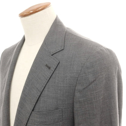 【中古】ブルネロクチネリ Brunello Cucinelli カシミヤ テーラードジャケット グレー【 46 】【 状態ランクB 】【 メンズ 】
