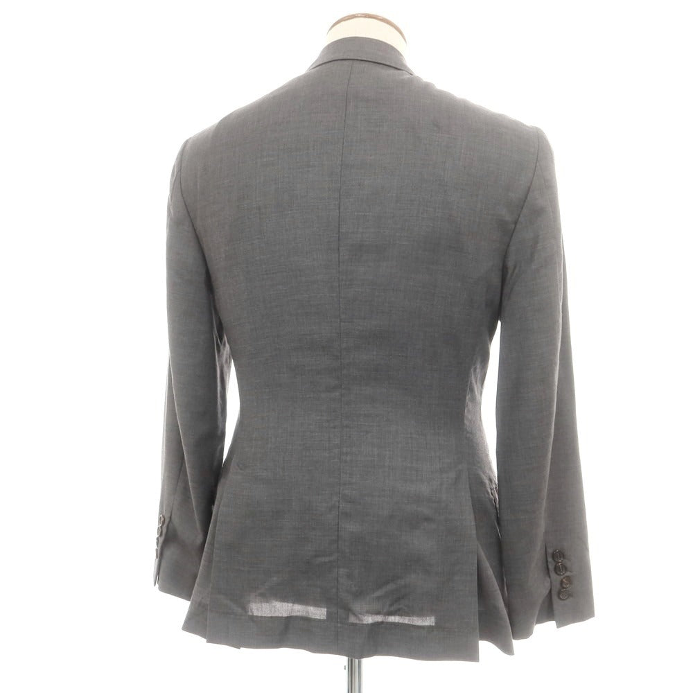 【中古】ブルネロクチネリ Brunello Cucinelli カシミヤ テーラードジャケット グレー【 サイズ46 】【 状態ランクB 】【 メンズ 】 [CPD]