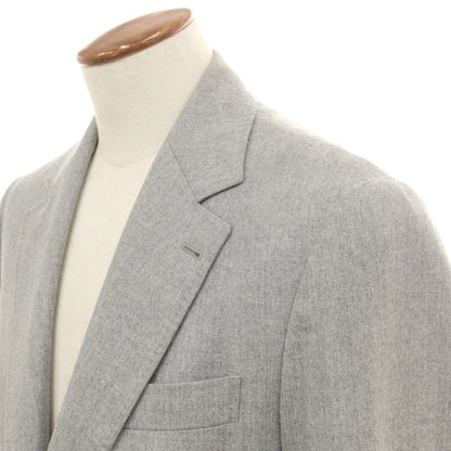 【中古】ブルネロクチネリ Brunello Cucinelli ウール テーラードジャケット ライトグレー【 46 】【 状態ランクD 】【 メンズ 】