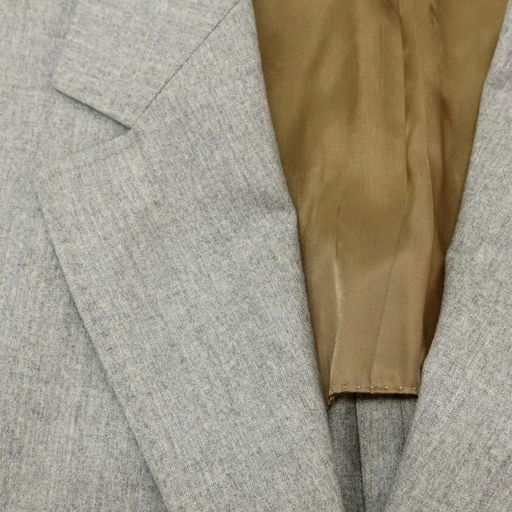 【中古】ブルネロクチネリ Brunello Cucinelli ウール テーラードジャケット ライトグレー【 46 】【 状態ランクD 】【 メンズ 】