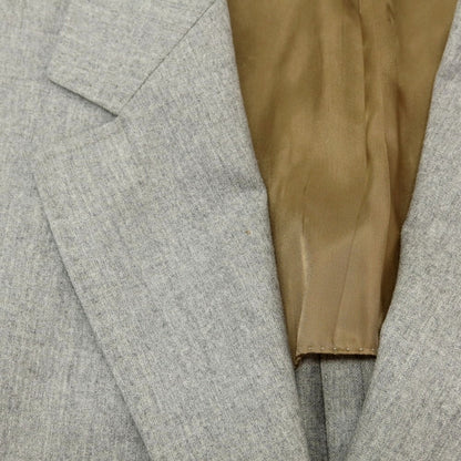 【中古】ブルネロクチネリ Brunello Cucinelli ウール テーラードジャケット ライトグレー【 46 】【 状態ランクD 】【 メンズ 】