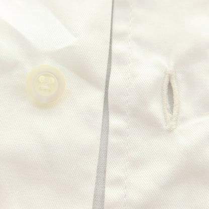 【中古】ブルネロクチネリ Brunello Cucinelli コットン ボタンダウン ドレスシャツ ホワイト【サイズS】【 状態ランクC 】【 メンズ 】