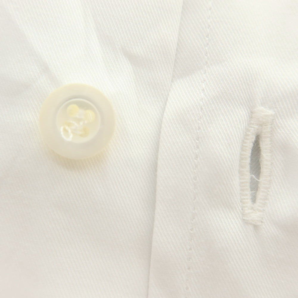 【中古】ブルネロクチネリ Brunello Cucinelli コットン ボタンダウン ドレスシャツ ホワイト【サイズM】【 状態ランクC 】【 メンズ 】