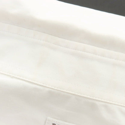 【中古】ブルネロクチネリ Brunello Cucinelli コットン ボタンダウン ドレスシャツ ホワイト【サイズM】【 状態ランクC 】【 メンズ 】