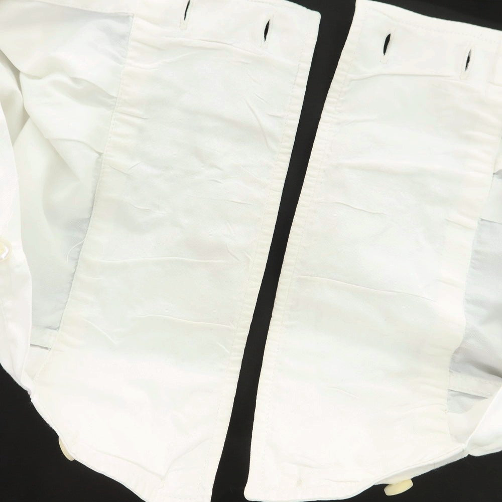 【中古】ブルネロクチネリ Brunello Cucinelli コットン ボタンダウン ドレスシャツ ホワイト【サイズM】【 状態ランクC 】【 メンズ 】
