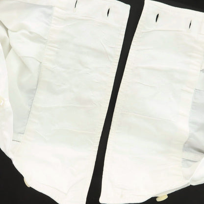 【中古】ブルネロクチネリ Brunello Cucinelli コットン ボタンダウン ドレスシャツ ホワイト【サイズM】【 状態ランクC 】【 メンズ 】