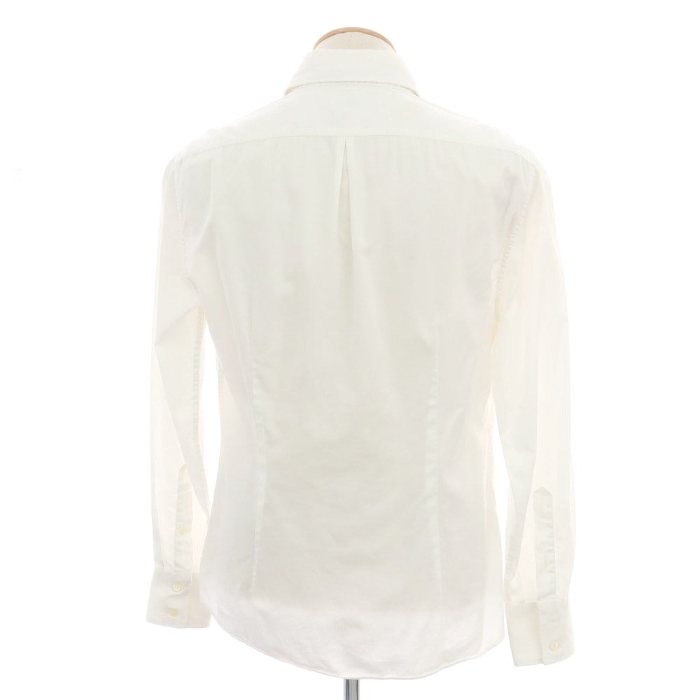 【中古】ブルネロクチネリ Brunello Cucinelli コットン ワイドカラー ドレスシャツ ホワイト【サイズS】【 状態ランクD 】【 メンズ 】