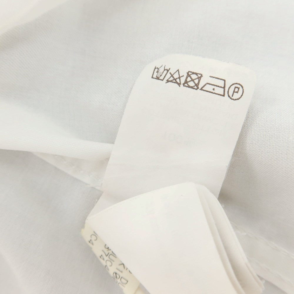 【中古】ブルネロクチネリ Brunello Cucinelli コットン ワイドカラー ドレスシャツ ホワイト【サイズS】【 状態ランクD 】【 メンズ 】