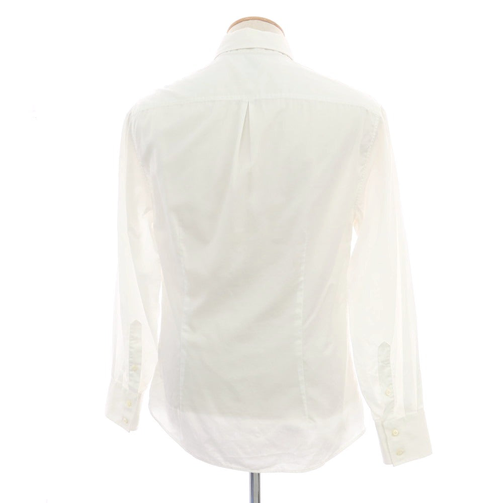 【中古】ブルネロクチネリ Brunello Cucinelli コットン ボタンダウン ドレスシャツ ホワイト【サイズS】【 状態ランクD 】【 メンズ 】