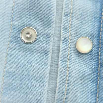 【中古】ブルネロクチネリ Brunello Cucinelli コットン デニム ウエスタンシャツ ライトブルー【 S 】【 状態ランクD 】【 メンズ 】