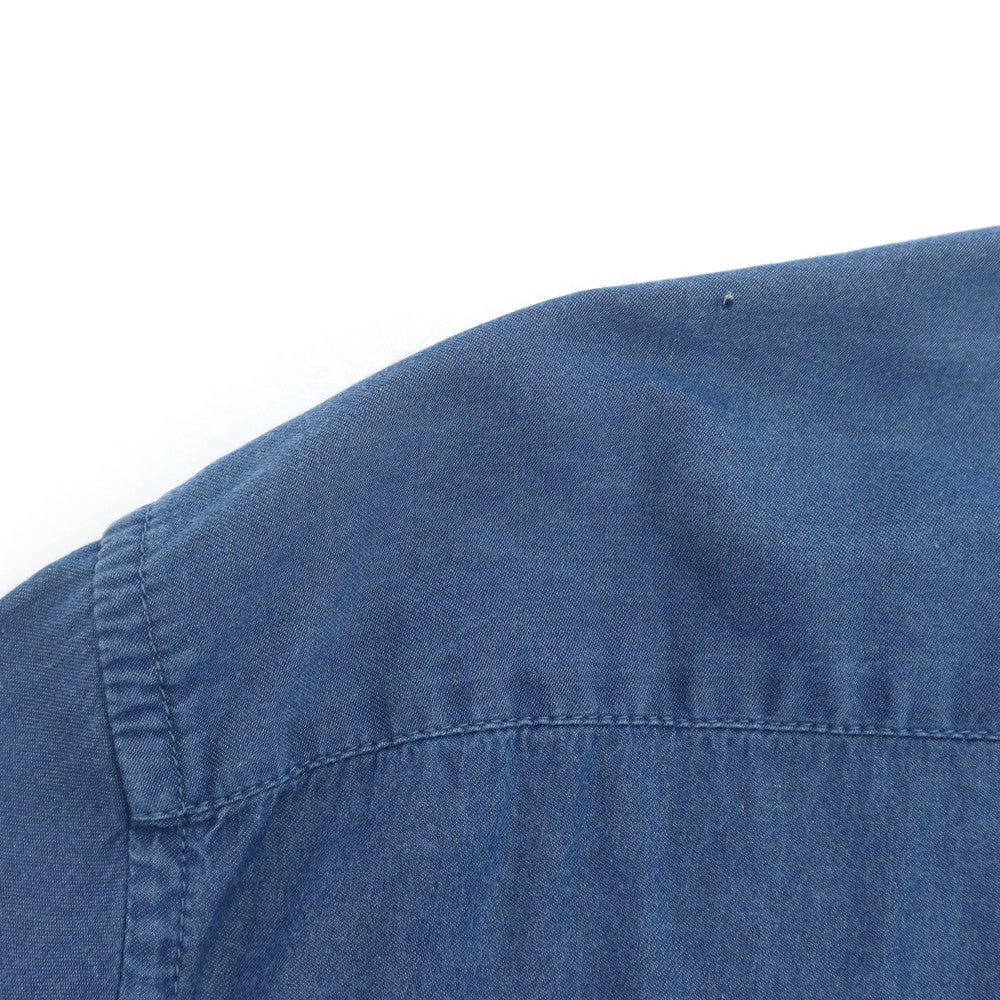【中古】ブルネロクチネリ Brunello Cucinelli コットン ボタンダウン カジュアルシャツ ネイビー【 S 】【 状態ランクC 】【 メンズ 】