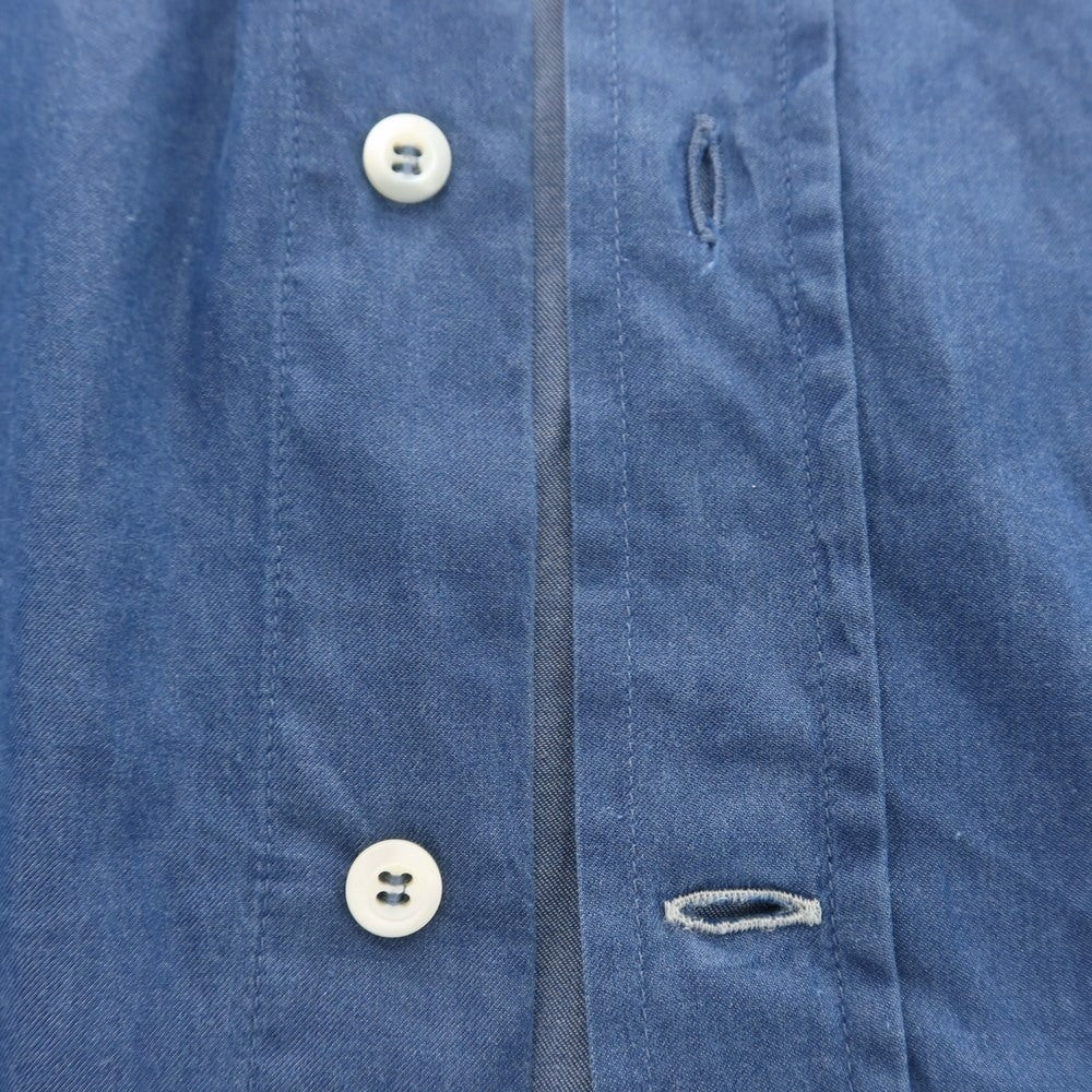 【中古】ブルネロクチネリ Brunello Cucinelli コットン ボタンダウン カジュアルシャツ ネイビー【 S 】【 状態ランクC 】【 メンズ 】