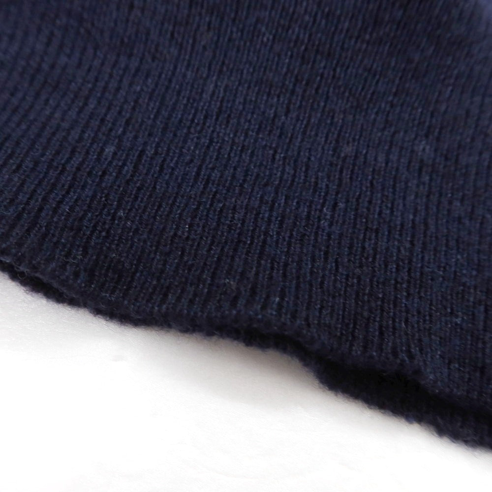 【中古】ブルネロクチネリ Brunello Cucinelli ハイゲージ カシミヤ クルーネック プルオーバーニット ネイビー【 サイズ48 】【 状態ランクB 】【 メンズ 】 [CPD]