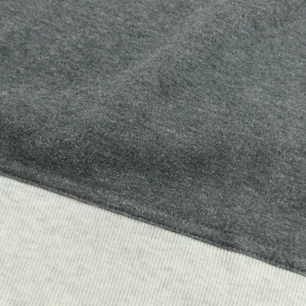 【中古】ブルネロクチネリ Brunello Cucinelli コットンナイロン ジャージー プルオーバー パーカー グレーxベージュ【 M 】【 状態ランクB 】【 メンズ 】