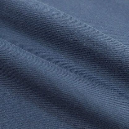 【中古】ブルネロクチネリ Brunello Cucinelli コットン クルーネック レイヤード風 半袖Ｔシャツ ライトネイビー系xライトグレー【 M 】【 状態ランクC 】【 メンズ 】