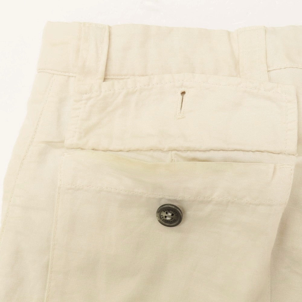 【中古】ブルネロクチネリ Brunello Cucinelli リネンコットン カジュアルスラックスパンツ アイボリー【 44 】【 状態ランクC 】【 メンズ 】