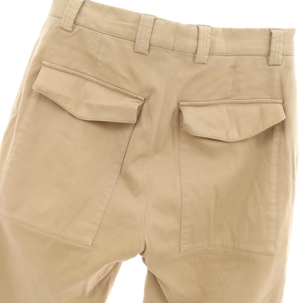 【中古】ブルネロクチネリ Brunello Cucinelli ストレッチ コットン カジュアルスラックスパンツ ベージュ【サイズ44】【 状態ランクC 】【 メンズ 】 [EPD]