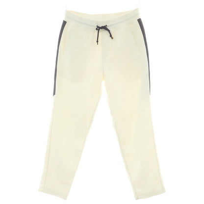 【中古】ブルネロクチネリ Brunello Cucinelli コットン スウェットパンツ ホワイトxネイビー【 S 】【 状態ランクB 】【 メンズ 】