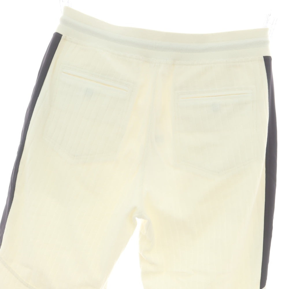 【中古】ブルネロクチネリ Brunello Cucinelli コットン スウェットパンツ ホワイトxネイビー【 S 】【 状態ランクB 】【 メンズ 】