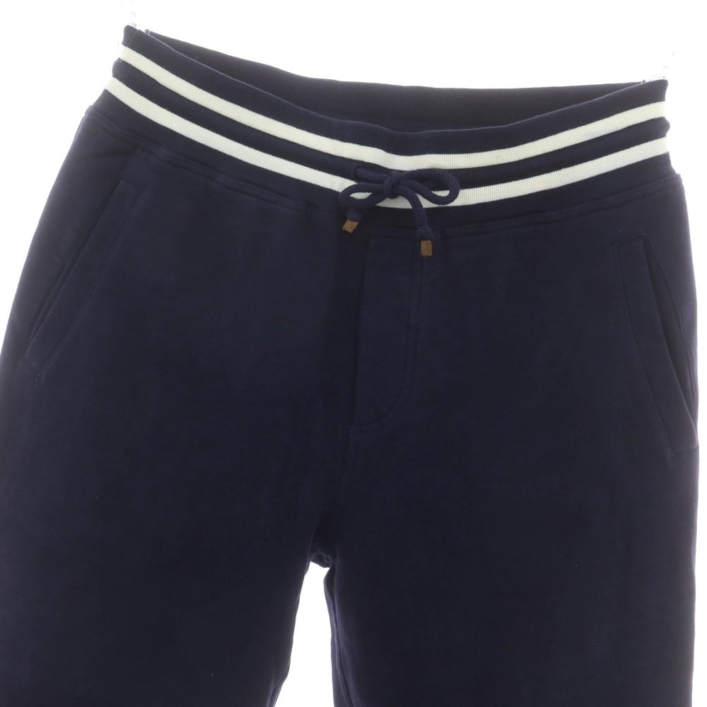【中古】ブルネロクチネリ Brunello Cucinelli コットン スウェットパンツ ネイビー【 M 】【 状態ランクB 】【 メンズ 】