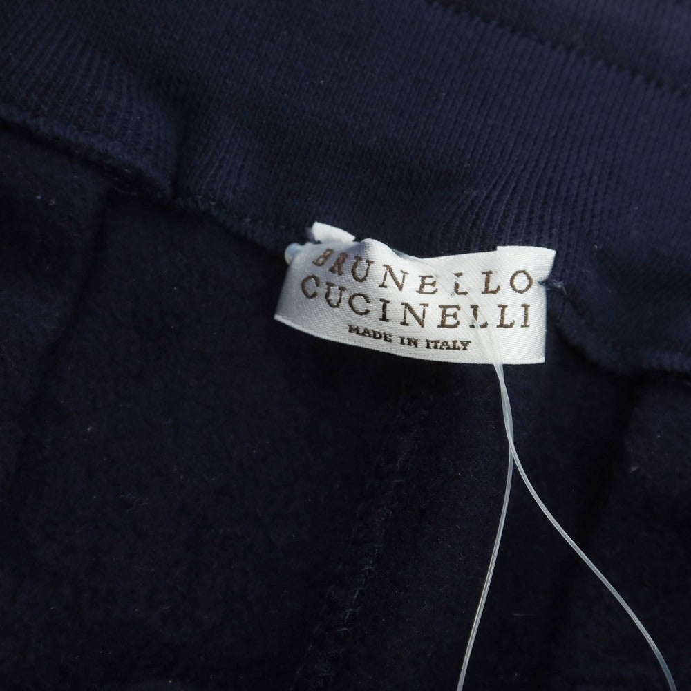 【中古】ブルネロクチネリ Brunello Cucinelli コットン スウェットパンツ ネイビー【 M 】【 状態ランクB 】【 メンズ 】