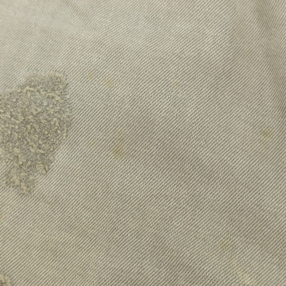 【中古】ブルネロクチネリ Brunello Cucinelli コットンポリエステル デニムパンツ グレージュ【 46 】【 状態ランクD 】【 メンズ 】