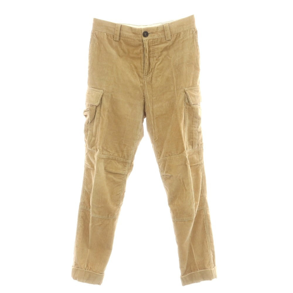 【中古】ブルネロクチネリ Brunello Cucinelli コットン コーデュロイパンツ ライトブラウン【 44 】【 状態ランクD 】【 メンズ 】